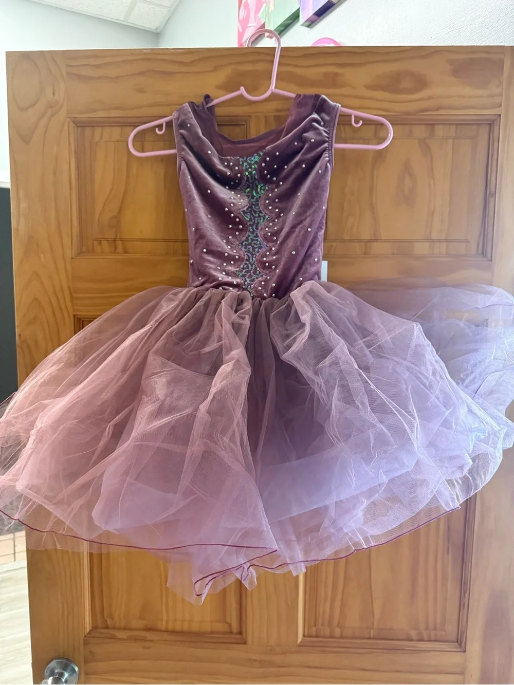 Weissman- Children's Mauve Tulle Ballet Costume Dress